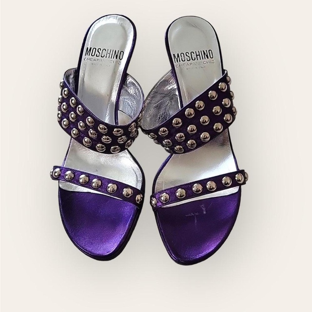Moschino Studded Heels